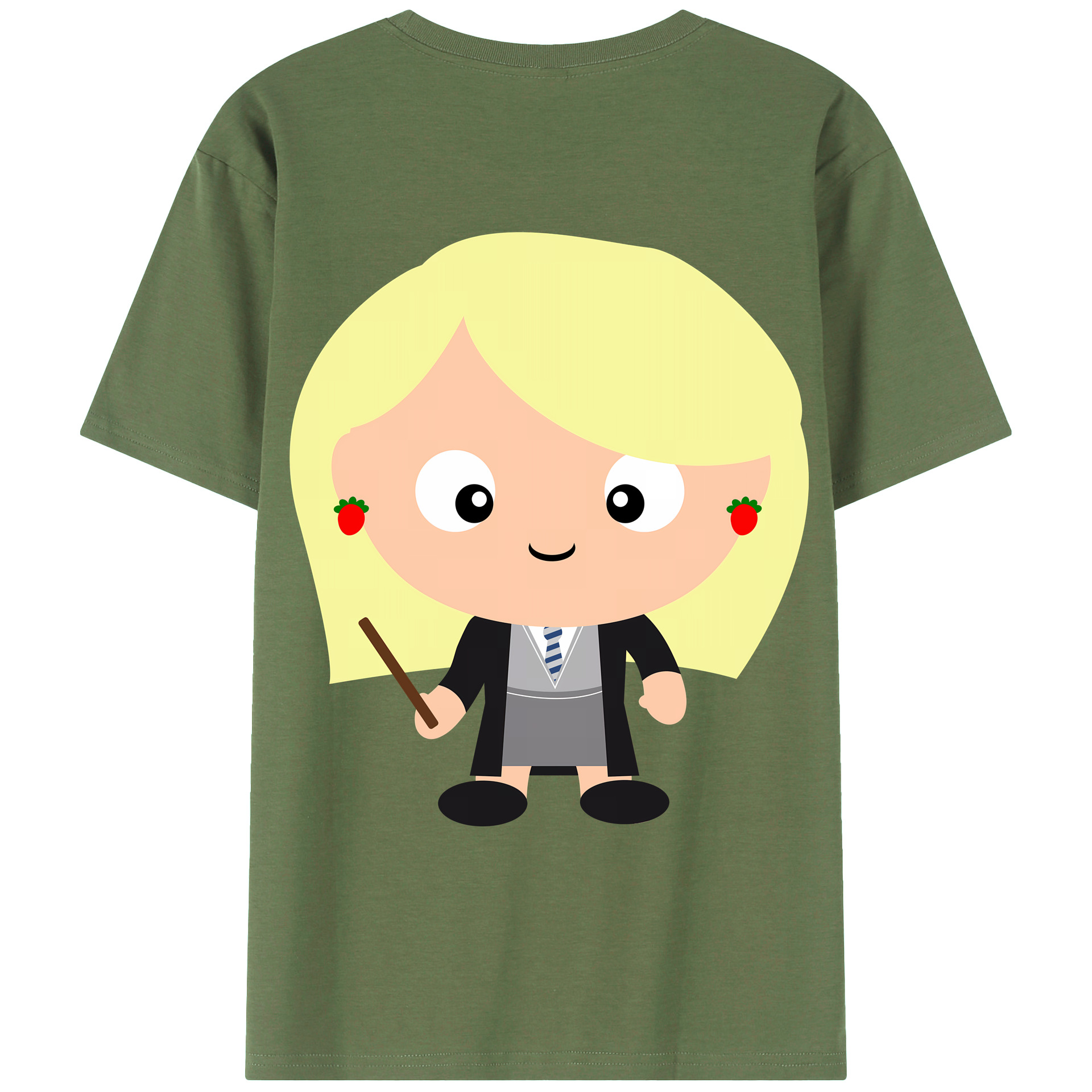 （画像用） Harry Potter ハリー・ポッターシリーズ 綿100％ メンズ半袖Tシャツ（バックプリント） 通気性